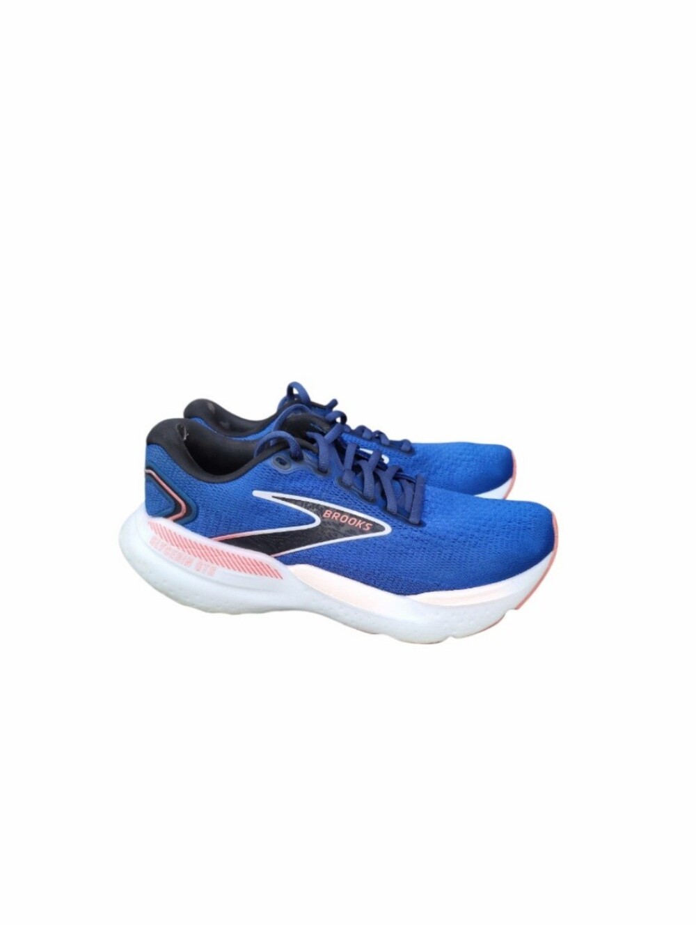 Brooks Glycerin 21 Athletic Running Jog Tennis Shoe Sneaker Blue White Women 8